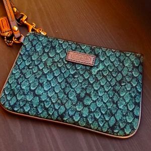 Authentic coach wristlet